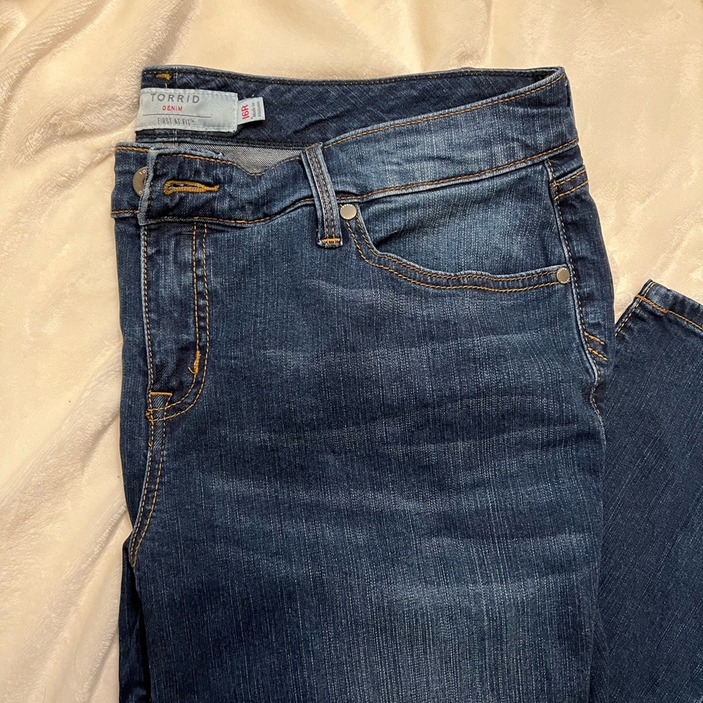 TORRID Straight Jean - Medium wash Size 16R - Picture 6 of 10